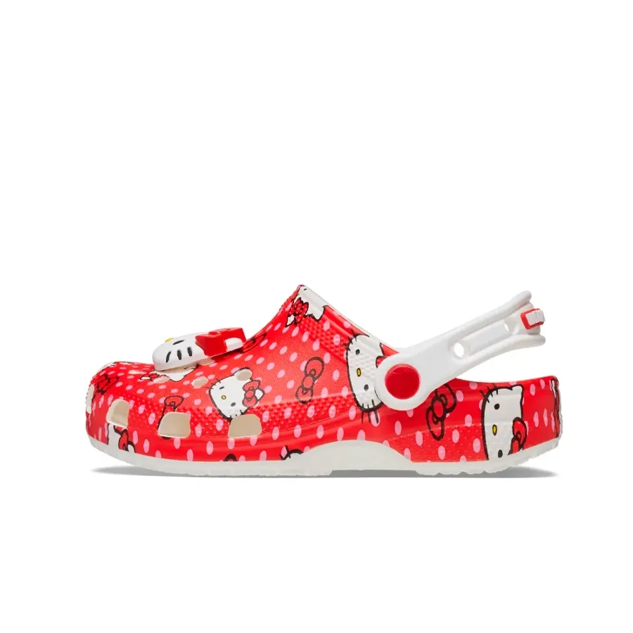 Imagen 2 de 7 de Sandalias Crocs Hello Kitty Classic Clog-ROJO/BLANCO