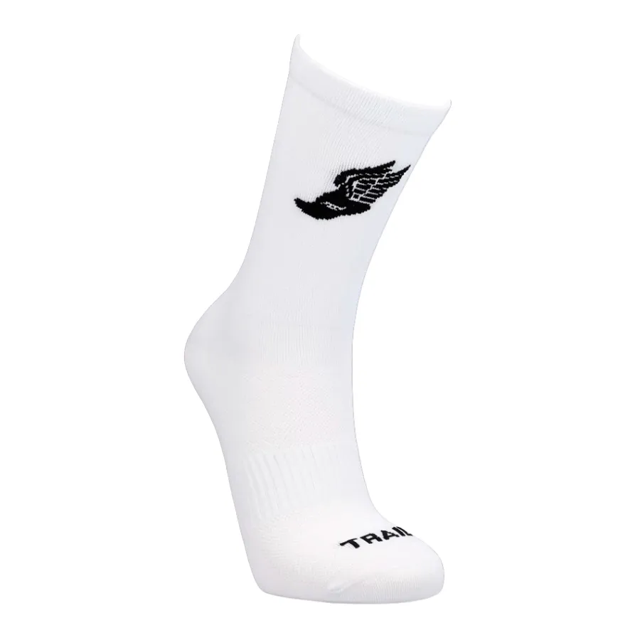 Imagen 2 de 4 de Medias Saucony Trail Compact Crew White-BLANCO