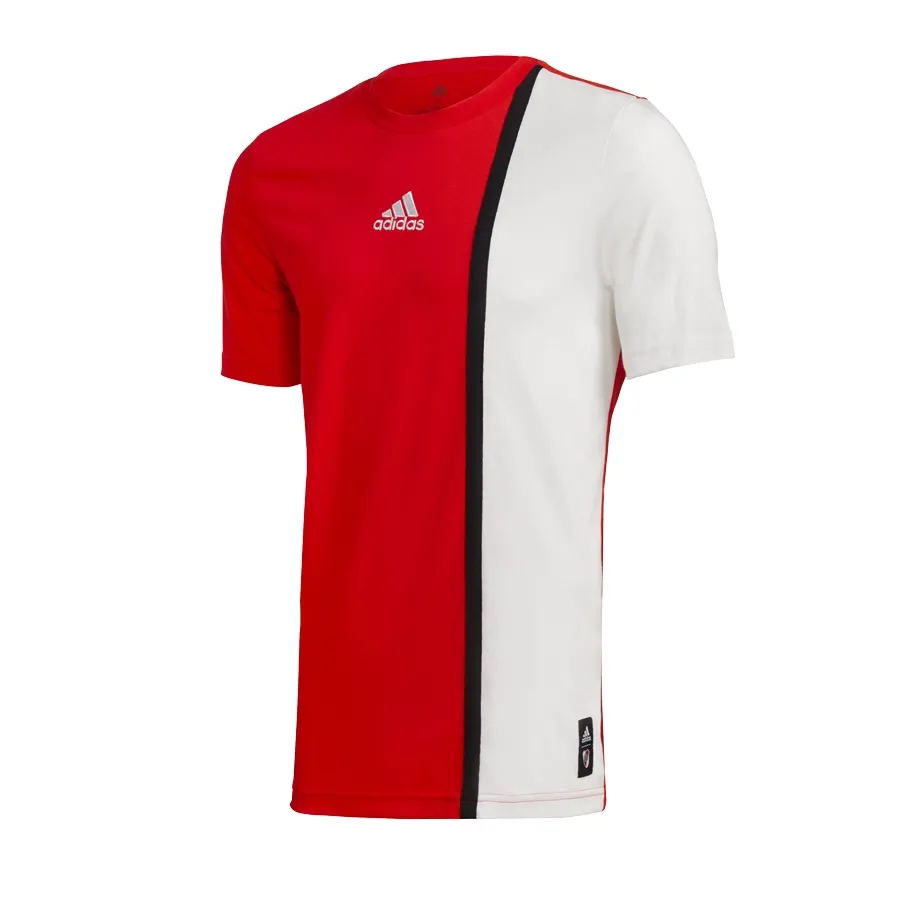 Imagen 1 de 2 de Remera adidas Graphic River Plate-ROJO/BLANCO