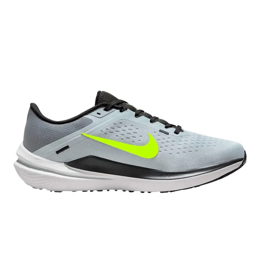 Imagen 2 de 5 de Zapatillas Nike Air Winflo 10-GRIS/AMARILLO FLUOR