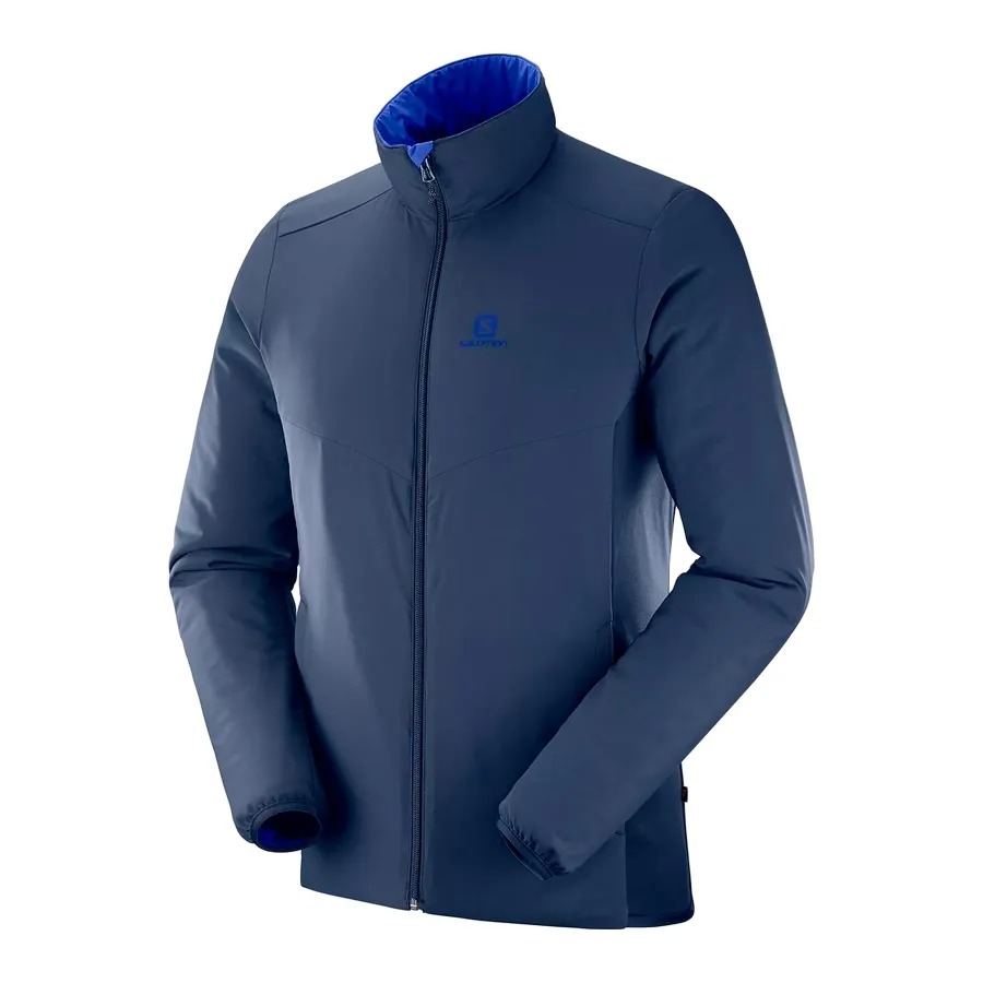 Imagen 1 de 2 de Campera Salomon Drifter Mid-AZUL/NEGRO