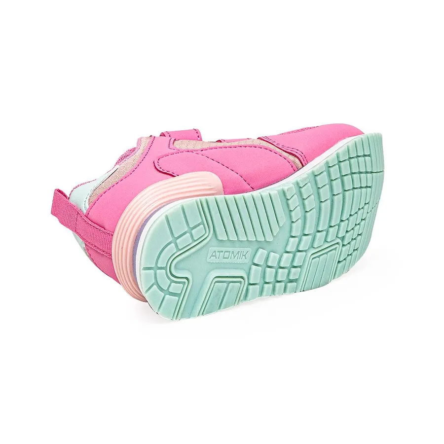 Imagen 2 de 3 de Zapatillas Atomik Casual Velcro Tyler 22-ROSA/SALMON