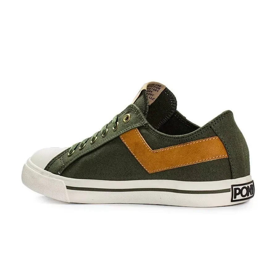 Imagen 2 de 4 de Zapatillas Pony Shooter Ox Canvas-VERDE/MARINO