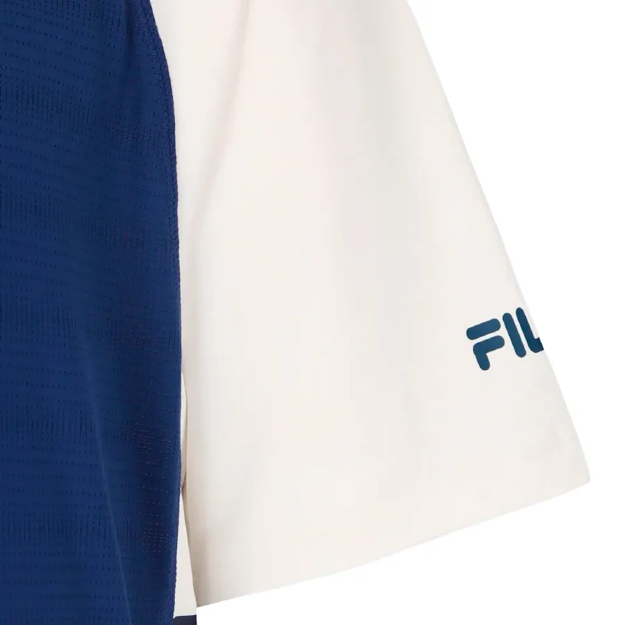 Imagen 4 de 6 de Remera Fila Round Neck-MARINO/BLANCO