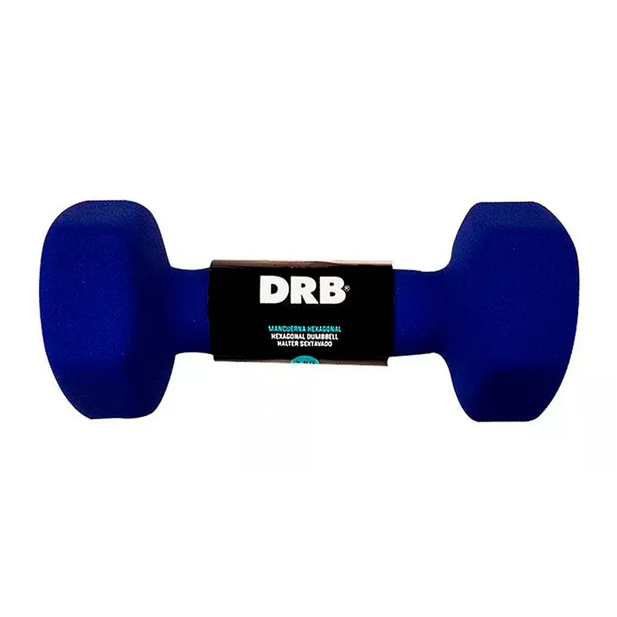 Imagen 0 de 1 de Mancuerna Hexagonal 3 Kg DRB-AZUL