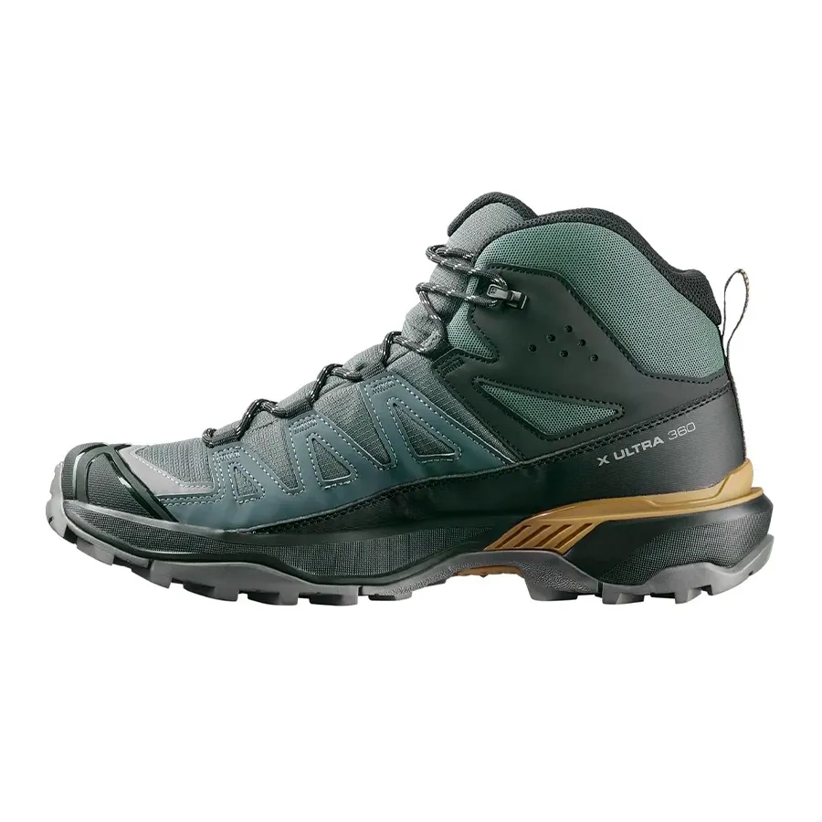 Imagen 2 de 6 de Zapatillas Salomon X Ultra 360 Mid Goretex-VERDE/VERDE SECO/NEGRO