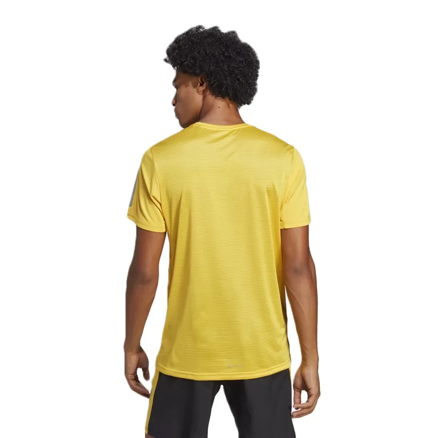 Imagen 2 de 5 de Remera adidas Own the Run-AMARILLO