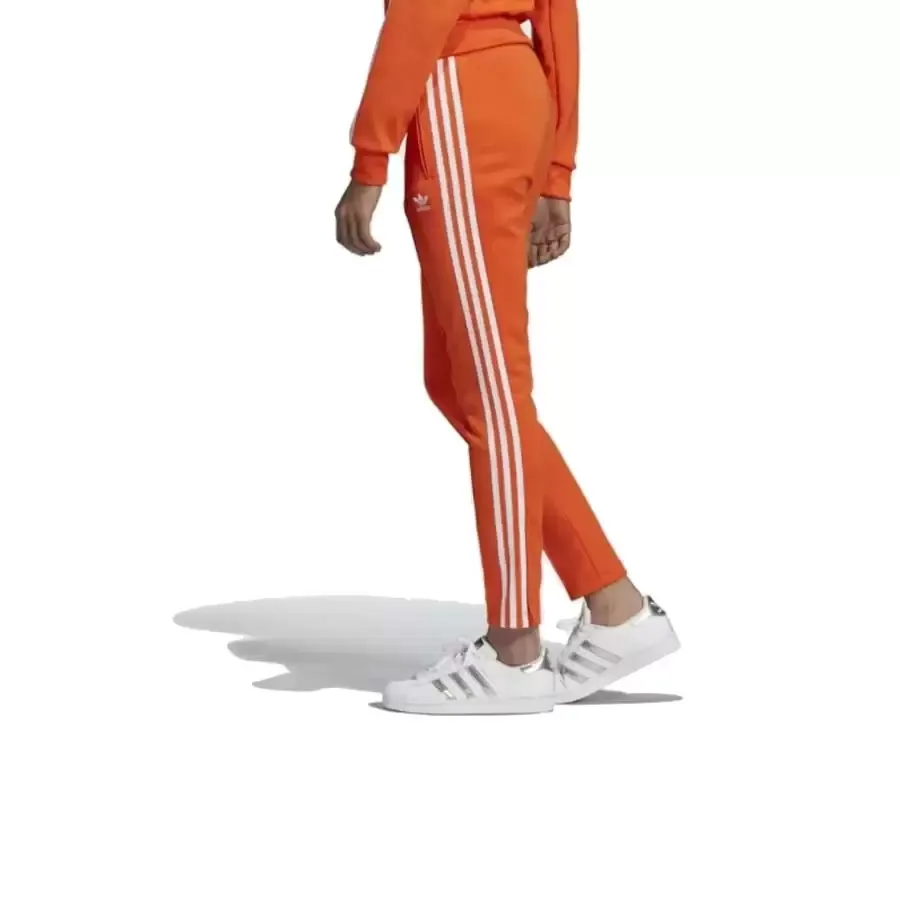 Imagen 3 de 5 de Pantalón adidas originals Sst Tp-NARANJA/BLANCO