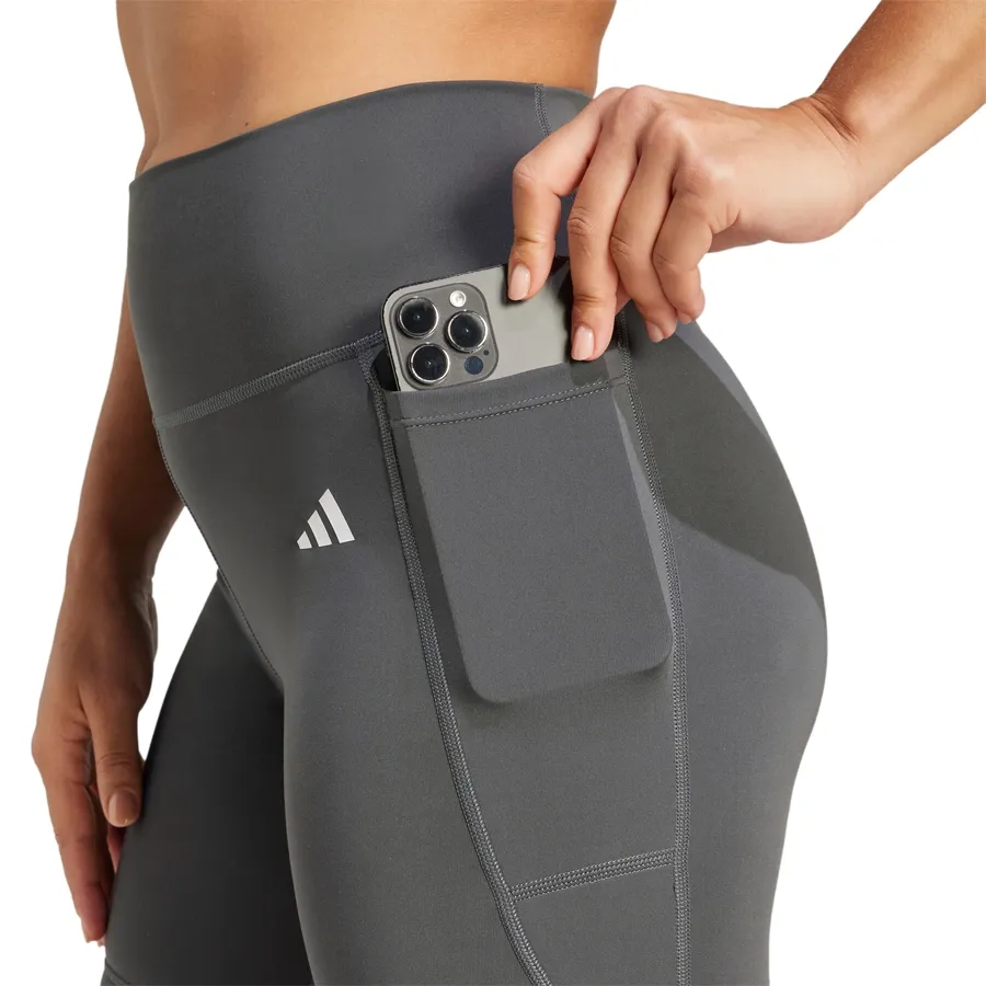 Imagen 3 de 4 de Calza adidas Corta Optime Essentials-GRIS