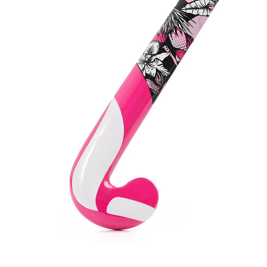 Imagen 3 de 4 de Palo De Hockey Reves Varsity Finish Paint-FUCSIA/BLANCO/NEGRO