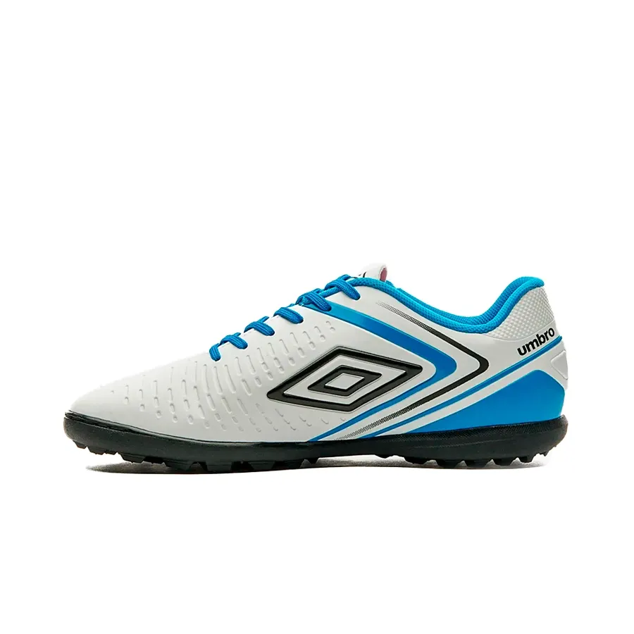 Imagen 1 de 6 de Botines Umbro Sintético Score-BLANCO/AZUL FRANCIA/NEGRO