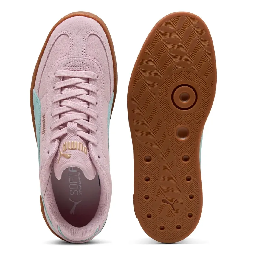 Imagen 3 de 6 de Zapatillas Puma Club II Era Suede-ROSA/CELESTE/CARAMELO