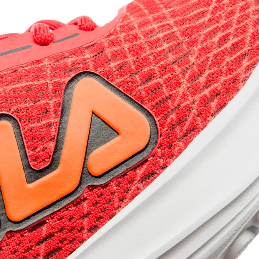 Imagen 5 de 7 de Zapatillas Fila Kr6 Kids-ROJO/NARANJA/NEGRO