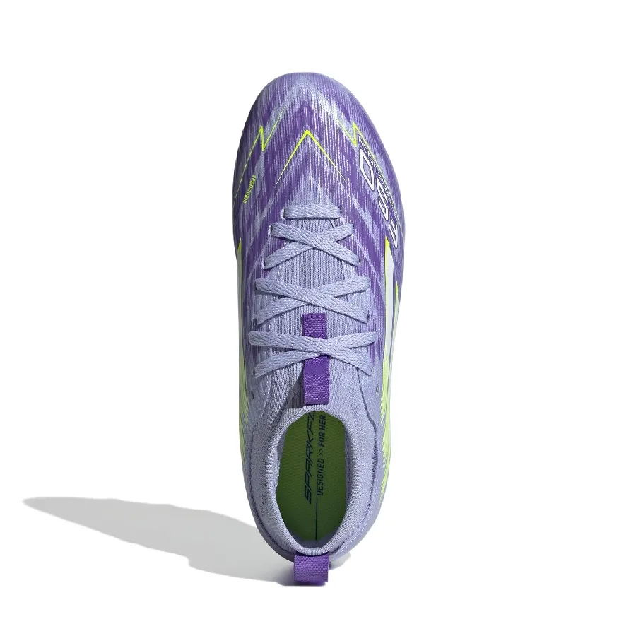 Imagen 3 de 7 de Botines adidas F50 Sparkfusion League-LILA/VERDE FLUOR