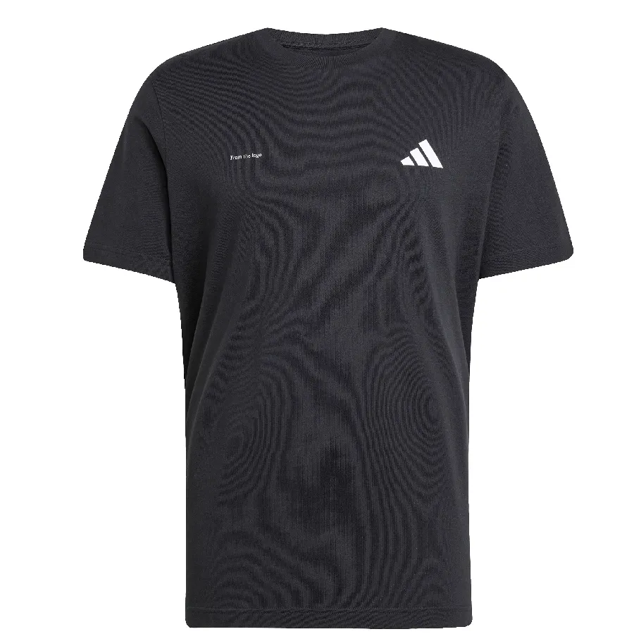 Imagen 1 de 4 de Remera adidas Lens Power Of Three Hoop Graphic-NEGRO