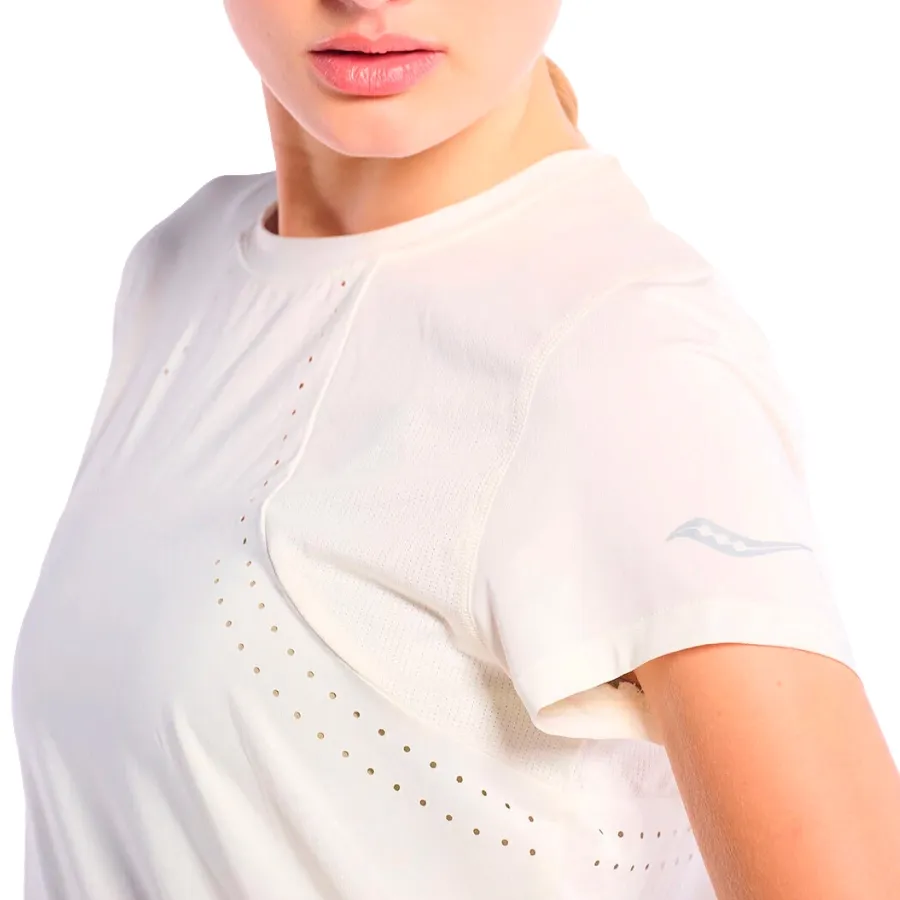 Imagen 3 de 5 de Remera Saucony Hurricane-CRUDO