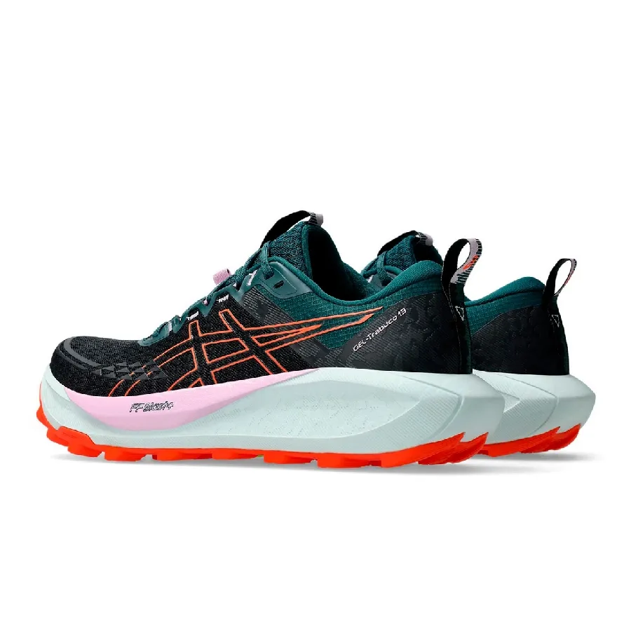 Imagen 2 de 7 de Zapatillas Asics Gel-Trabuco 13-NEGRO/VERDE/NARANJA