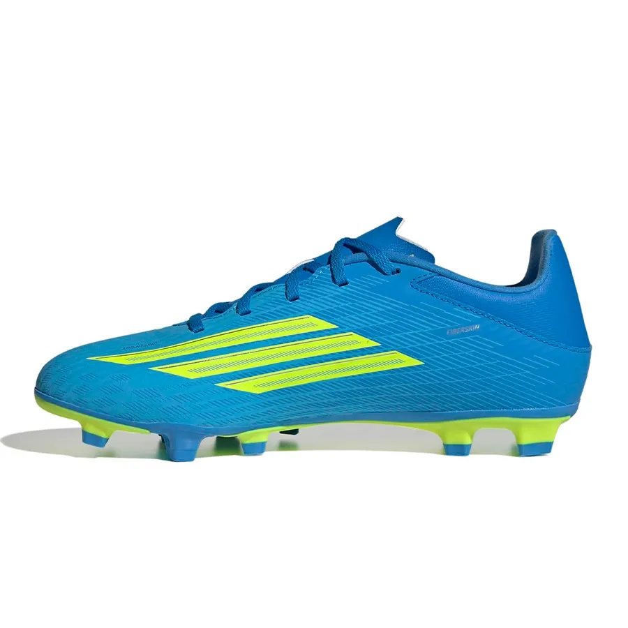 Imagen 2 de 7 de Botines adidas F50 Club Fg-CELESTE/AZUL/AMARILLO FLUOR