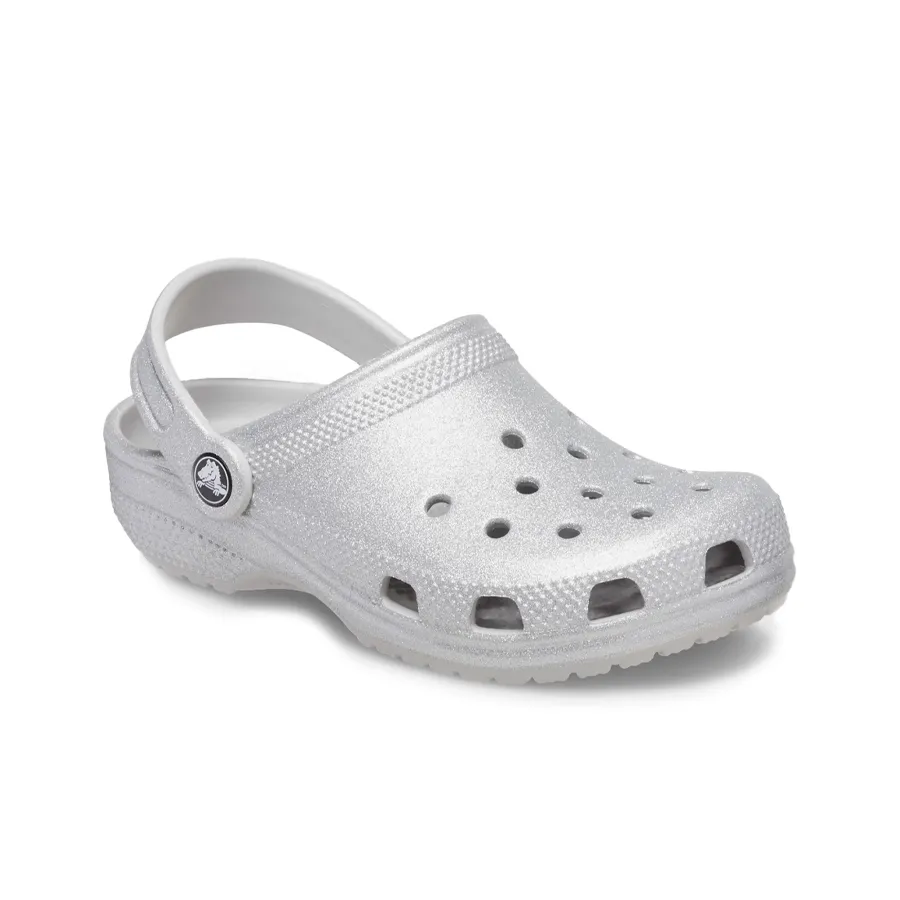 Imagen 1 de 4 de Ojotas Crocs Classic Glitter Clog-GRIS