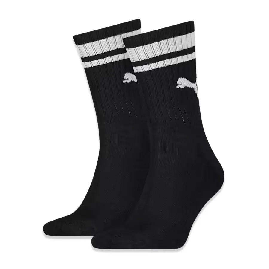 Imagen 0 de 1 de Medias Puma Crew Heritage Stripe-NEGRO/BLANCO