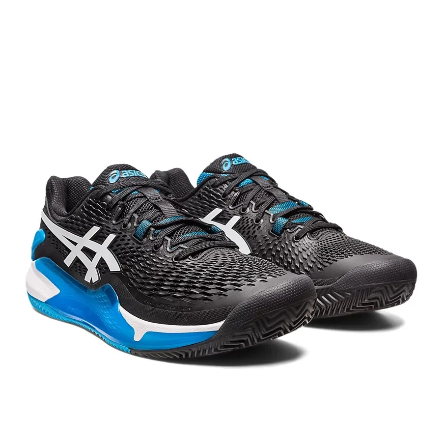 Imagen 1 de 7 de Zapatillas Asics Gel Resolution 9 Clay-NEGRO/BLANCO/TURQUESA