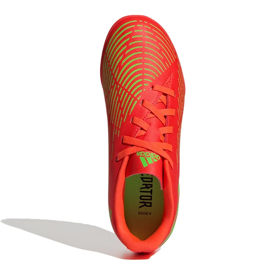Imagen 2 de 5 de Botines adidas Predator Edge 4 Tf-ROJO/VERDE FLUOR