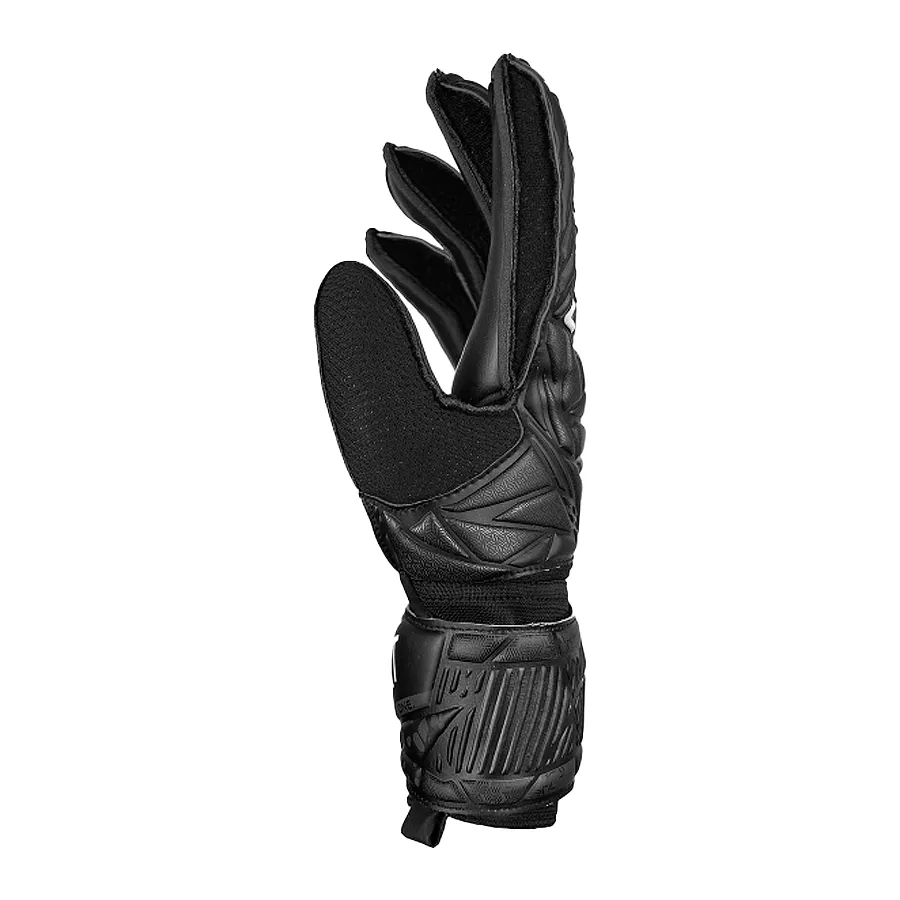 Imagen 1 de 3 de Guantes Reusch Semi Profesional Attrakt Solid-NEGRO/BLANCO