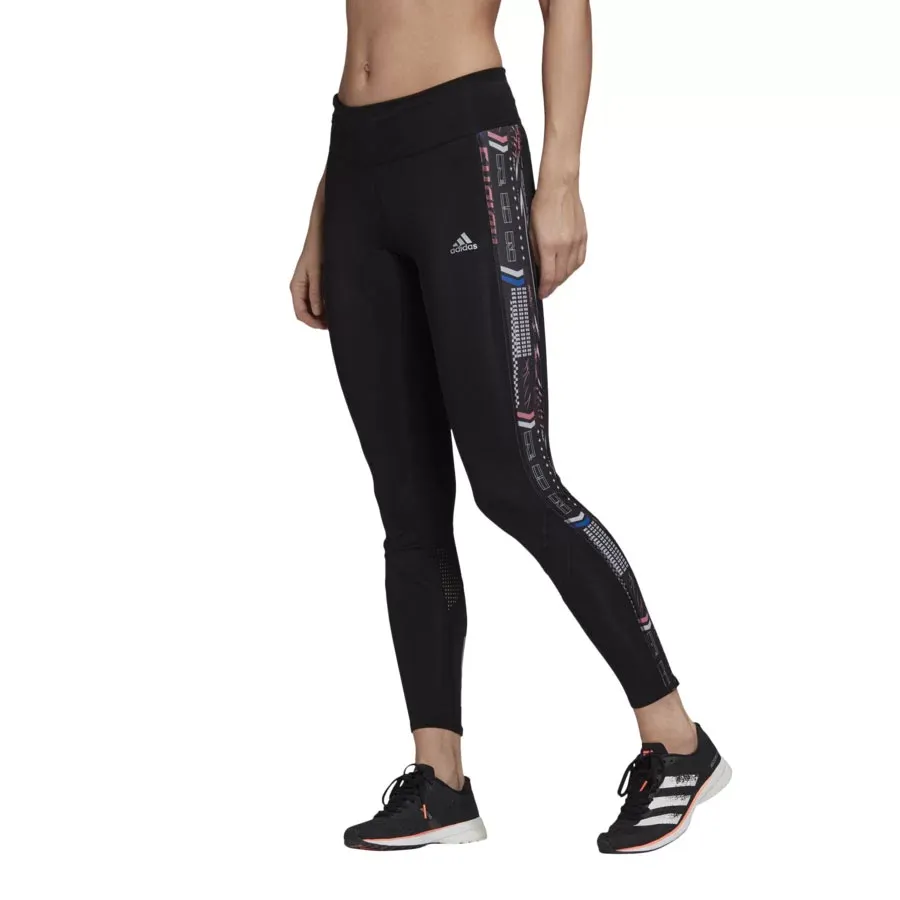 Imagen 0 de 3 de Calza adidas Own The Run Tgt-NEGRO/AZUL/ROJO