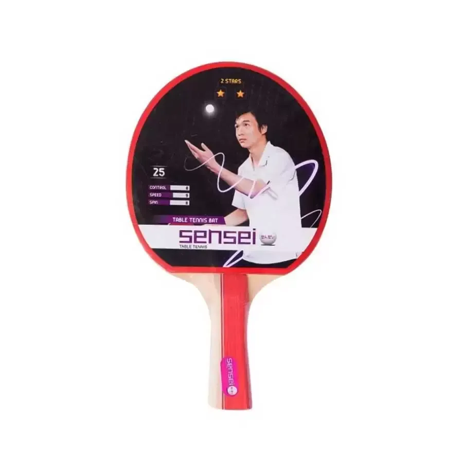 Imagen 0 de 1 de Paleta De Ping Pong Sensei Paleta Ping Pong 2 Star-NEGRO