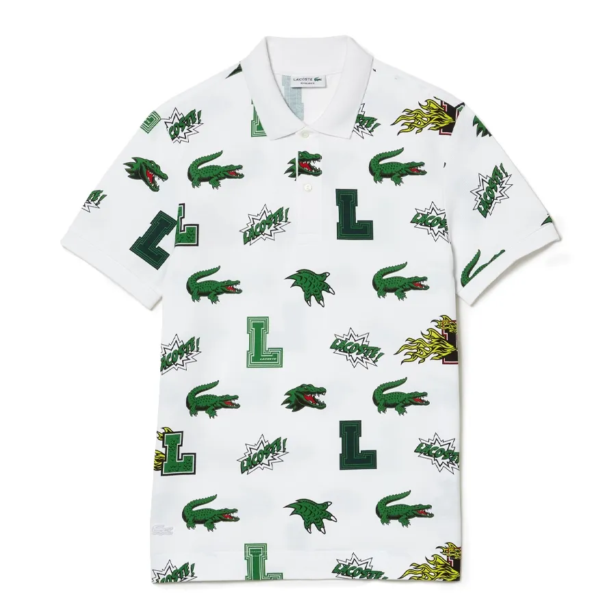 Imagen 0 de 5 de Remera Lacoste Holiday Con Estampado-BLANCO/VERDE