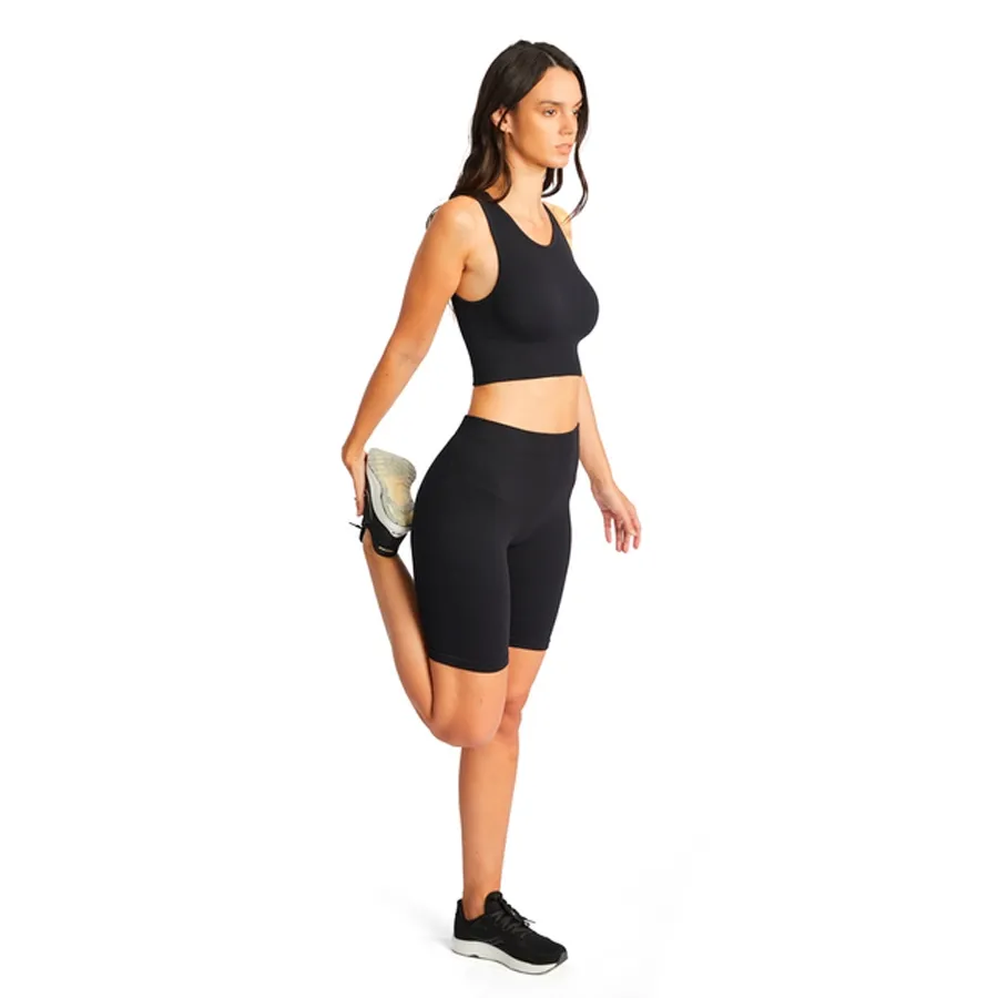 Imagen 3 de 7 de Calza Biker Reves Loki Mujer-NEGRO