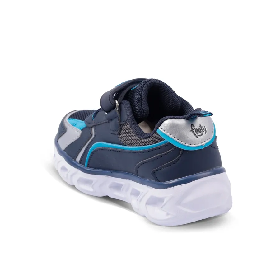 Imagen 2 de 7 de Zapatillas Footy Mini Mundial Con Luz-MARINO/AZUL FRANCIA