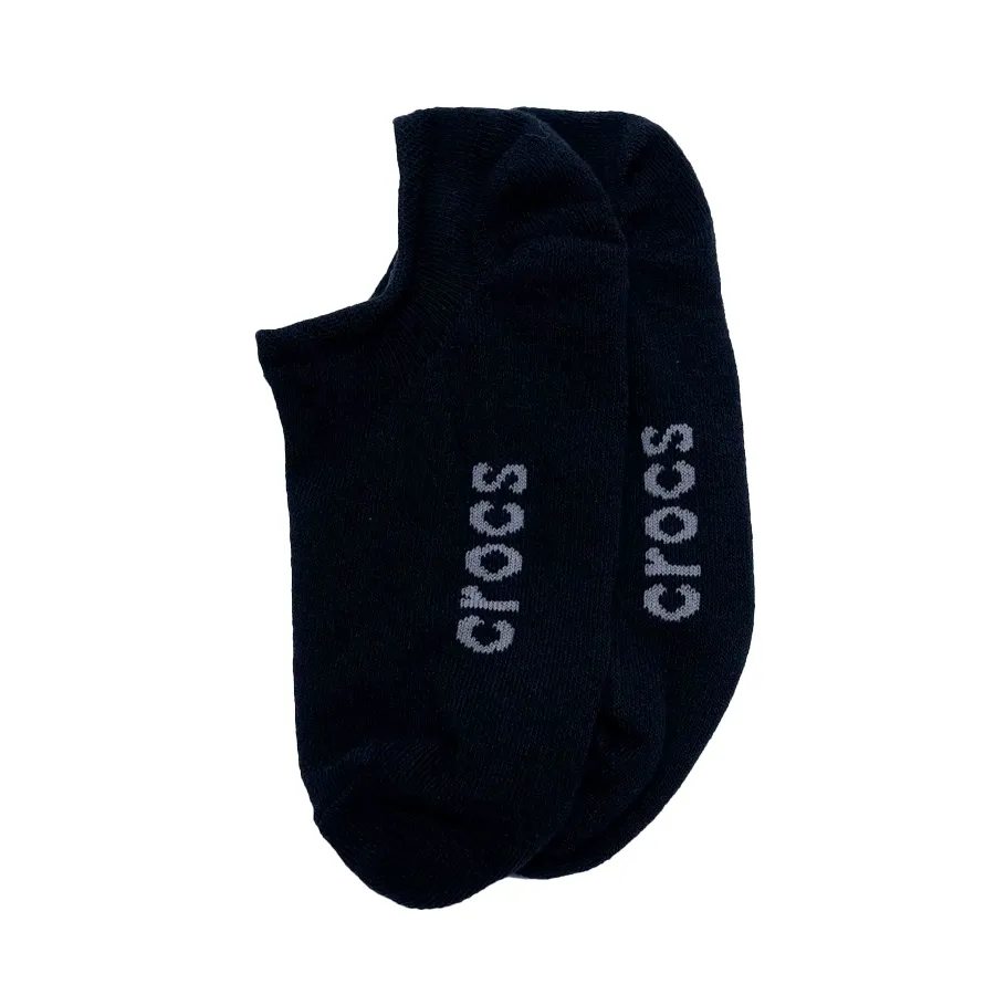 Imagen 0 de 2 de Medias Crocs No Show Logo Pack X 1-NEGRO