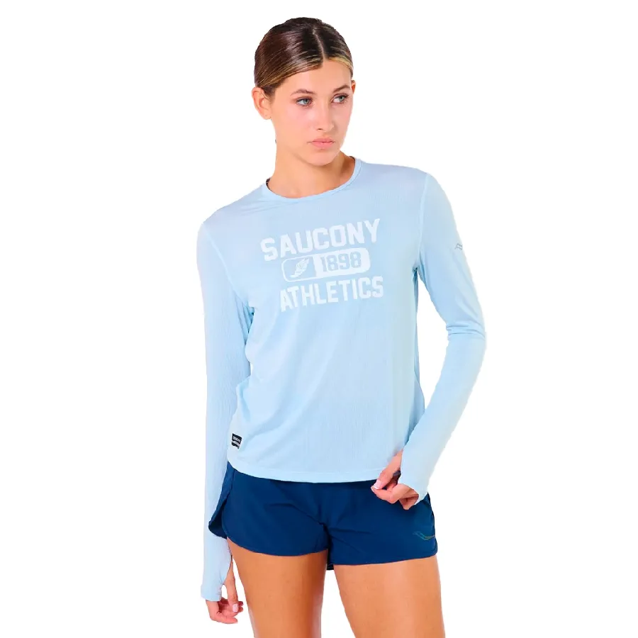 Imagen 0 de 3 de Remera Saucony Stopwatch Graphic-CELESTE