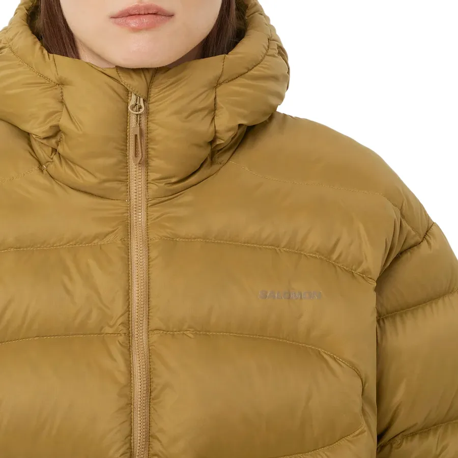 Imagen 3 de 7 de Campera Salomon Outline Nov Crop Down-MOSTAZA