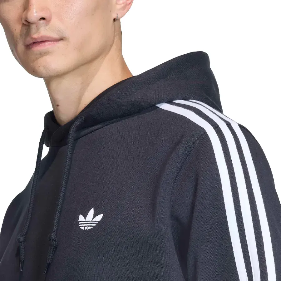 Imagen 3 de 5 de Buzo adidas originals 3 Stripes-NEGRO