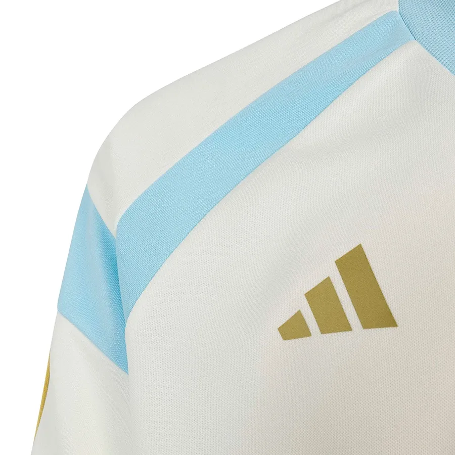 Imagen 3 de 5 de Camiseta adidas Messi House of Tiro-BLANCO/CELESTE/DORADO