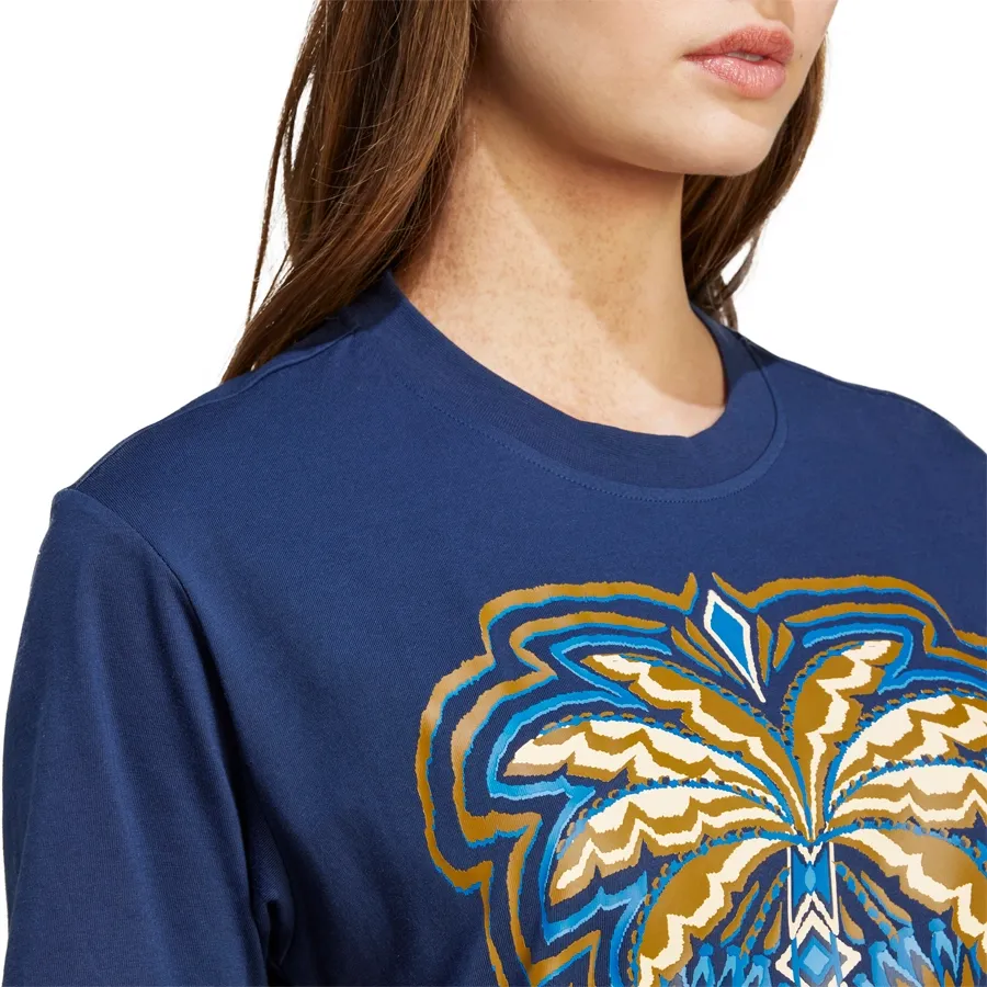 Imagen 3 de 5 de Remera adidas G Farm Rio-MARINO/MAIZ