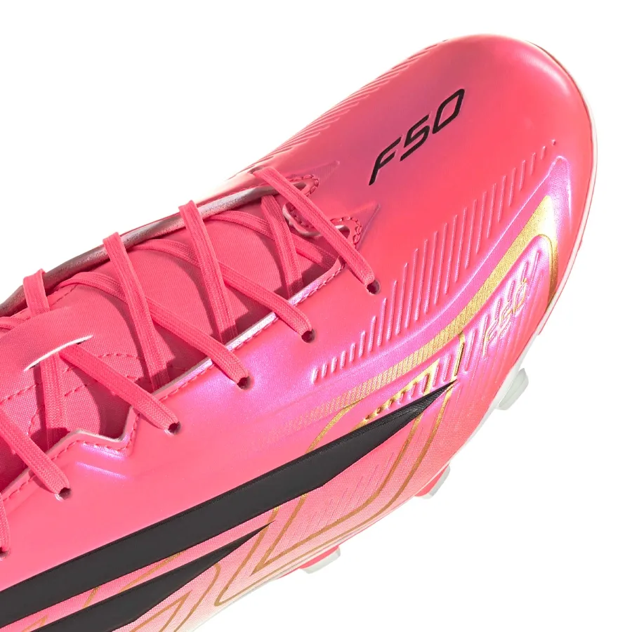 Imagen 5 de 7 de Botines adidas F50 Hyperfast Club-ROSA/BLANCO/NEGRO
