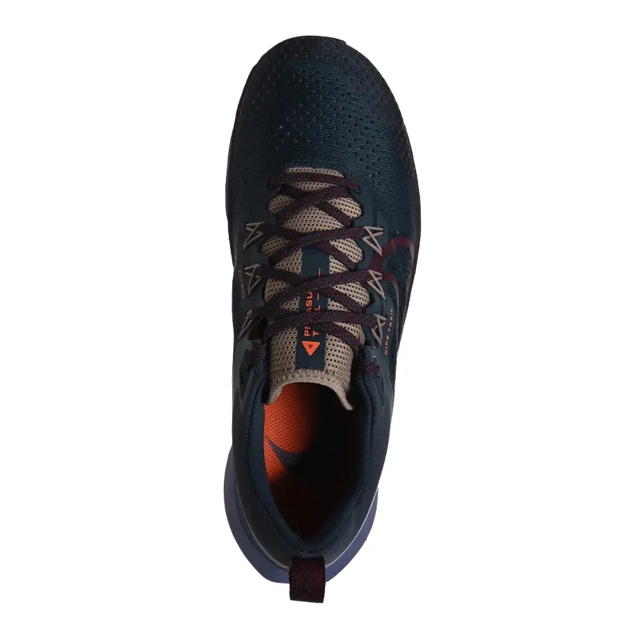 Imagen 3 de 7 de Zapatillas Nike React Pegasus Trail 4-VERDE MUSGO/BORDO/AZUL