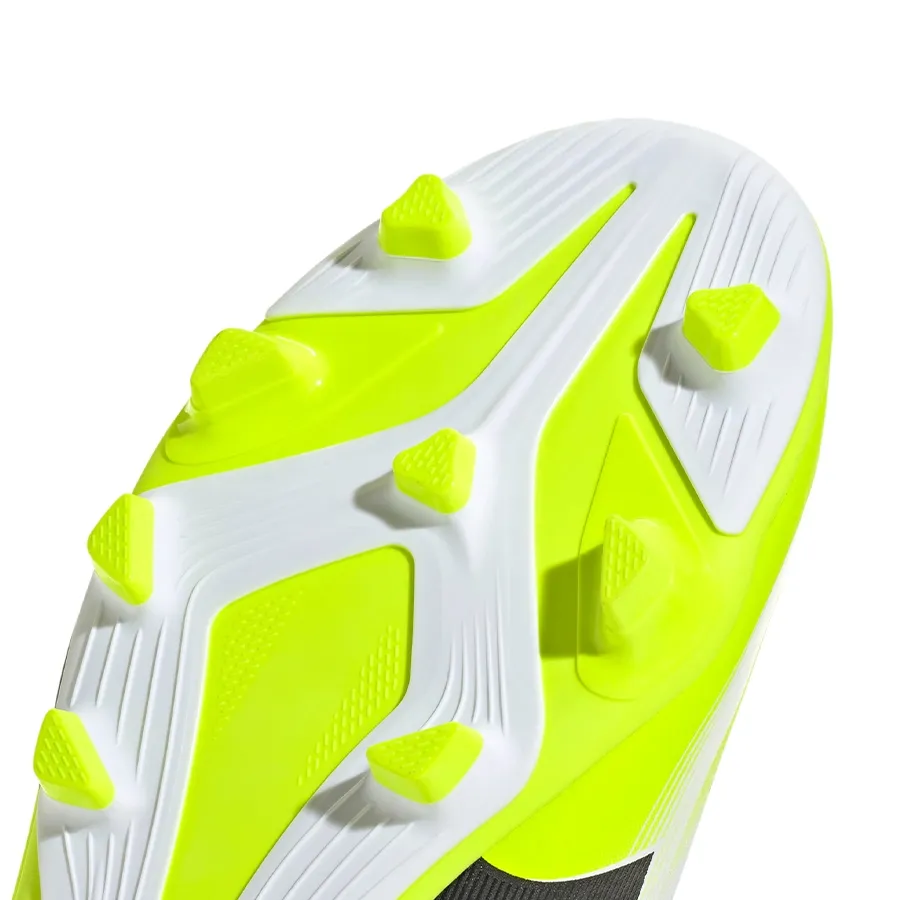 Imagen 7 de 8 de Botines adidas Predator Club Fg-BLANCO/NEGRO/AMARILLO FLUOR