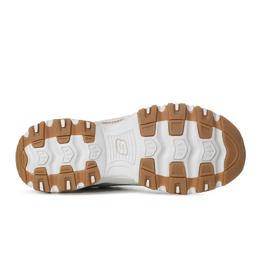 Imagen 4 de 5 de Zapatillas Skechers D´Lites-BLANCO/CELESTE/CORAL