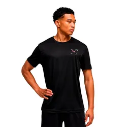 Remera Puma Run Illustration Graphic