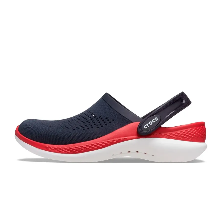 Imagen 2 de 5 de Sandalias Crocs Ojotas  LiteRide 360 Clog-MARINO/ROJO