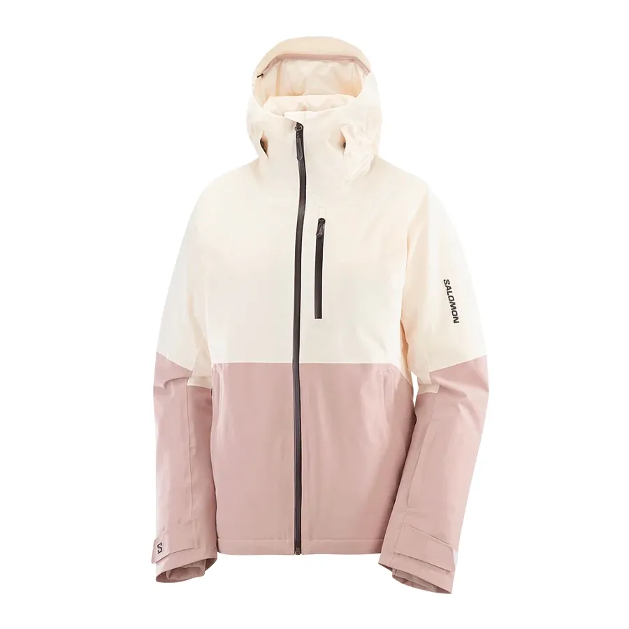 Imagen 2 de 7 de Campera Salomon Highland Jkt-BEIGE/ROSA VIEJO