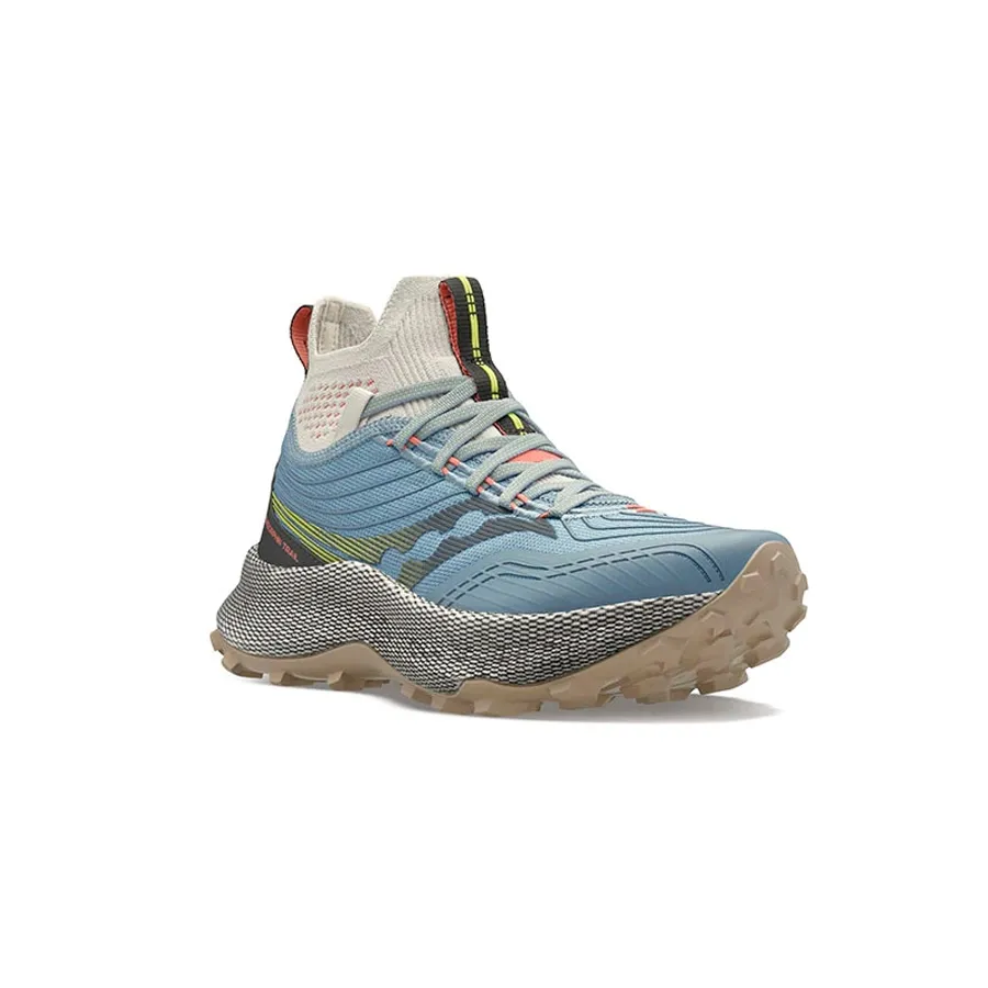 Imagen 2 de 5 de Zapatillas Saucony Endorphin Trail Mid-CELESTE/BLANCO/CORAL