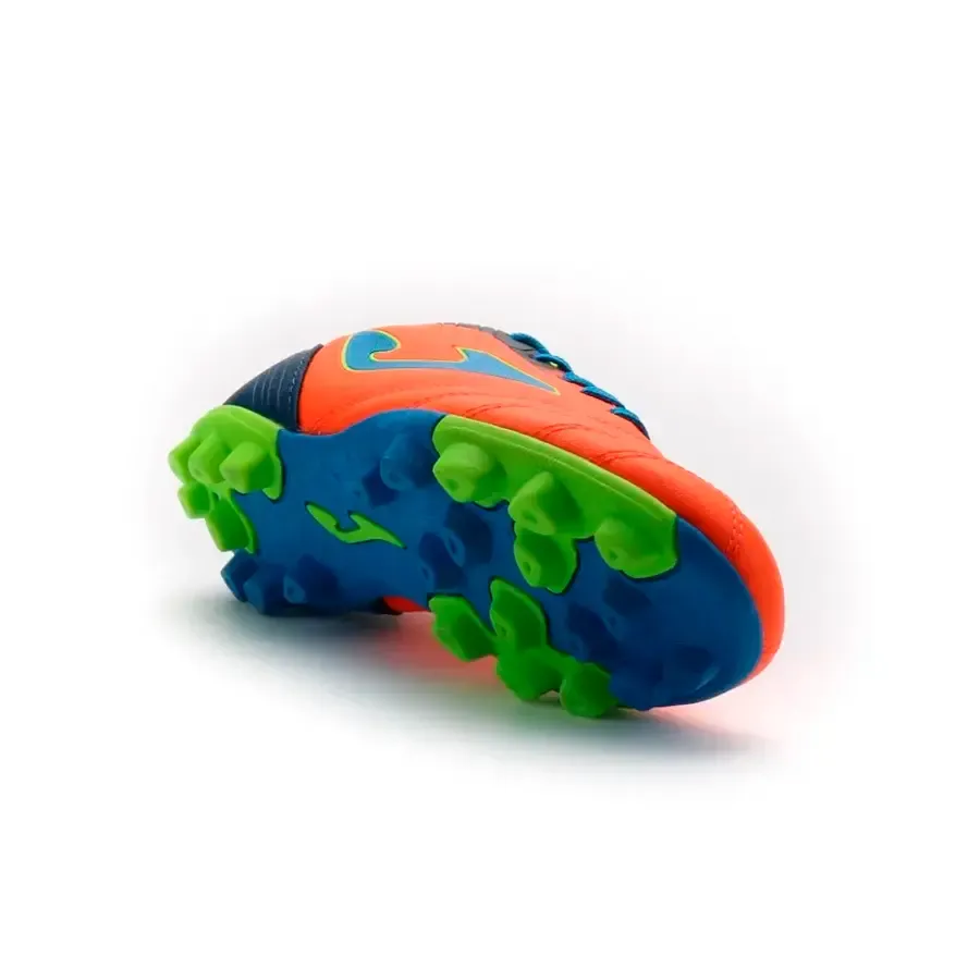 Imagen 3 de 4 de Botines Joma Toledo Campo Jr Fw-NARANJA/AZUL