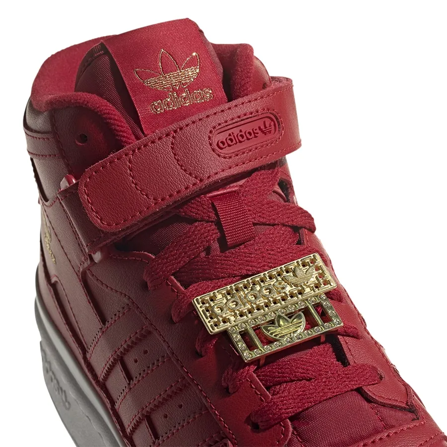Imagen 5 de 6 de Zapatillas adidas originals Forum Mid-ROJO/BLANCO/DORADO
