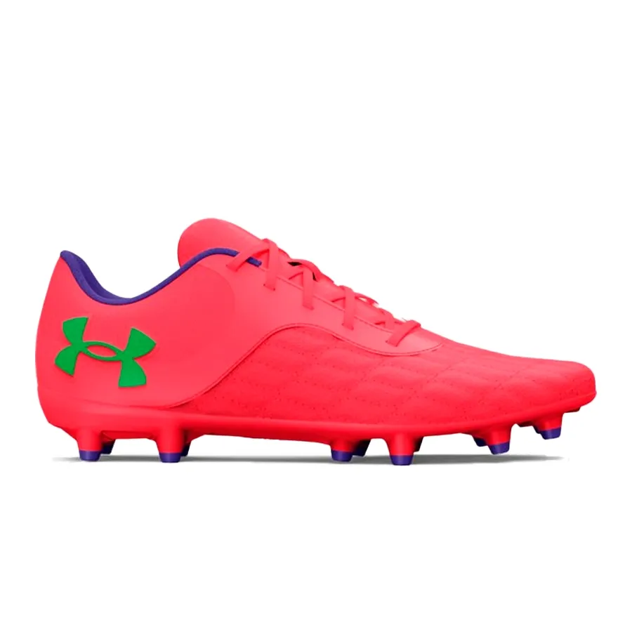 Imagen 1 de 6 de Botines Under Armour Magnetico Select 3.0-CORAL/VERDE FLUOR