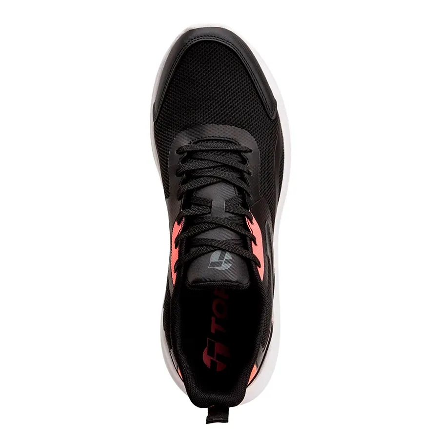 Imagen 2 de 4 de Zapatillas Topper Drive 2-NEGRO/GRIS/CORAL FLUOR